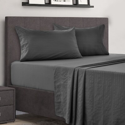 Microfiber Comfort 4 Piece Bed Sheet Set Deep Pocket 1800 Series Hotel Bed Sheet