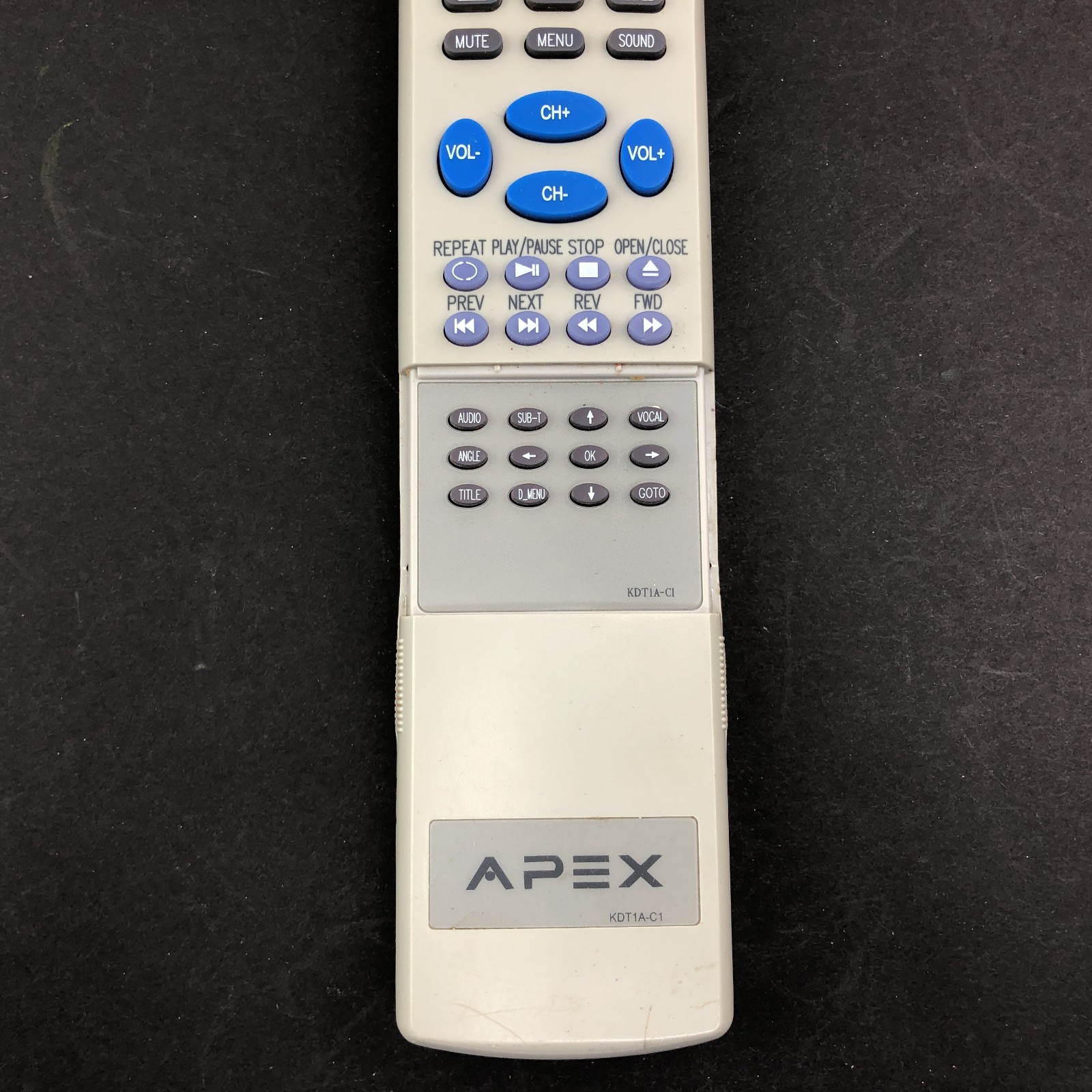 Apex KDT1A-C1 Remote Control - Fully Tested & Working