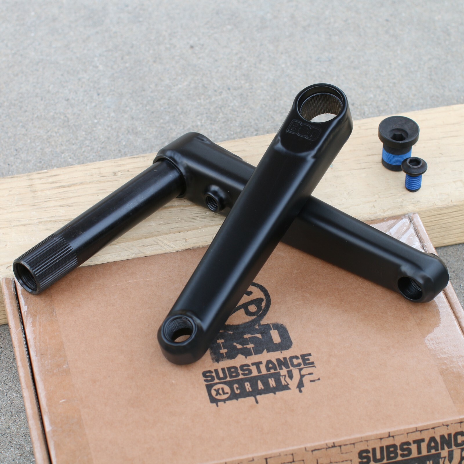 BSD BMX SUBSTANCE XL v2 BICYCLE CRANKS BLACK | eBay