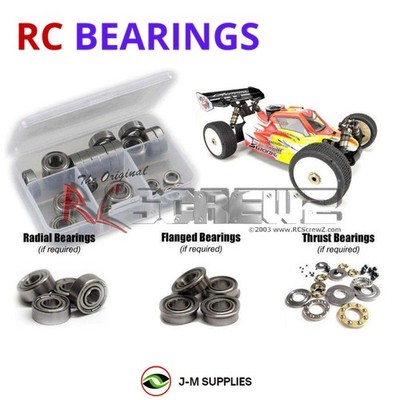 RCScrewZ Metal Shielded Bearing Kit swz007b for SWorkZ S350 Evo II | KIT
