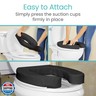 Vive Toilet Seat Cushion (Soft Cushioned Foam) - Easy Clean Soft Padded Bathroom Attachment - Elongated, Standard Seats - Comfort and Support Donut for Handicap, Adults (2
