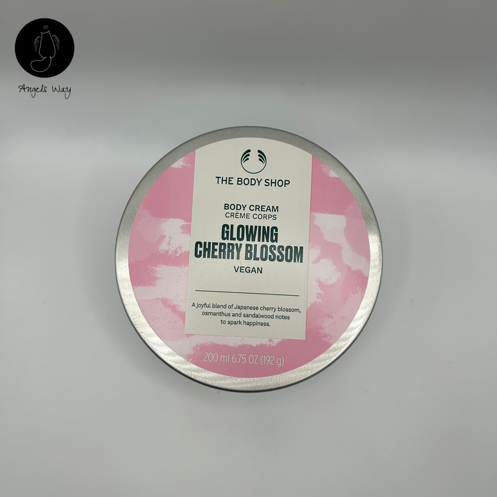The Body Shop Glowing Cherry Blossom Body Cream 200ml Vegan New