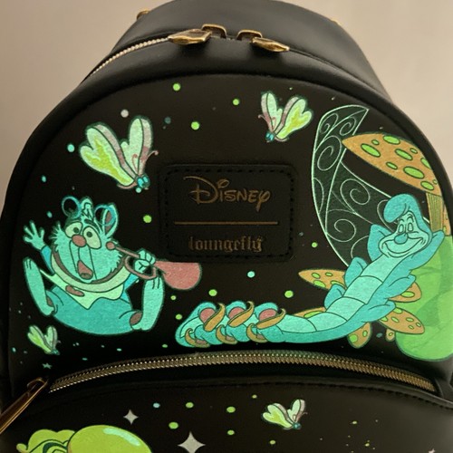 Disney x Loungefly Alice Psychedelic Mini Backpack Loungefly Alice in Wonderland Mini Backpack GLOW Psychedelic  main image 2