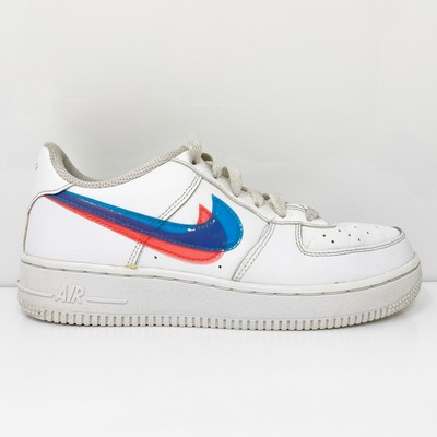 

Nike Boys Air Force 1 LV8 BV2551-100 Белая повседневная обувь Кроссовки, размер 5,5 лет, Белый, Air Force 1 LV8