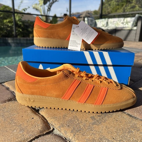 Adidas Bermuda Real Gold Solar Orange Men's Athletic Shoes