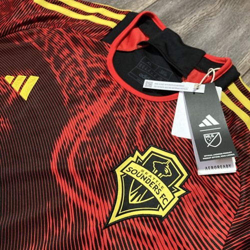 ADIDAS SEATTLE SOUNDERS 23/24 MENS AWAY BRUCE LEE RED BLACK