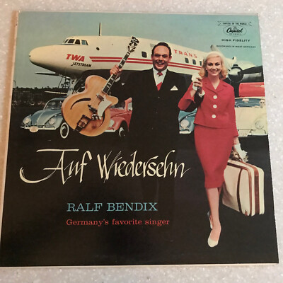 Ralf Bendix Auf Wiedersehn German Pop Vocal 60's CAPITOL Vinyl HI FI Lp Record