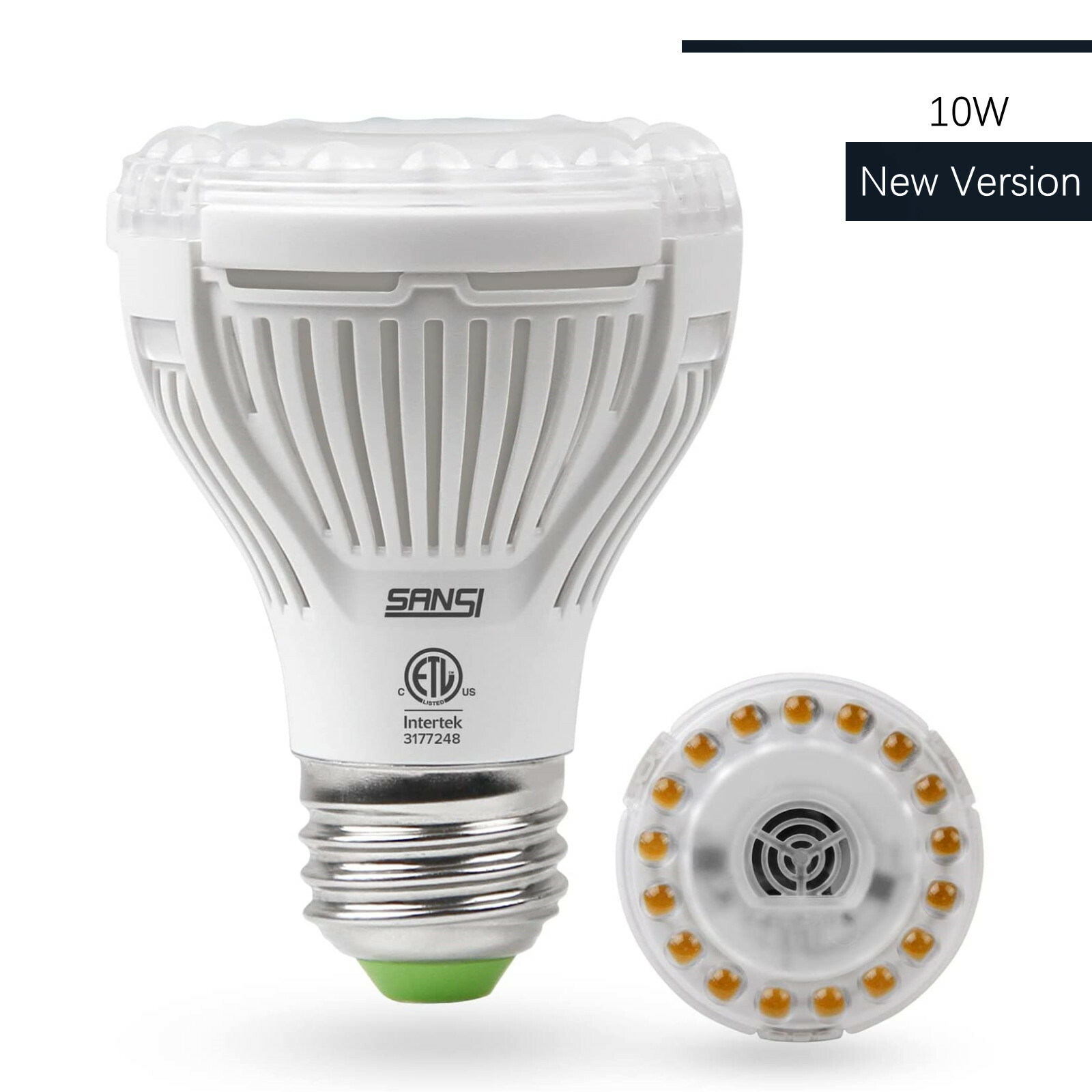 SANSI Grow Light Bulb Full Spectrum 10W 15W 24W 36W Grow Lamp For Indoor Plants