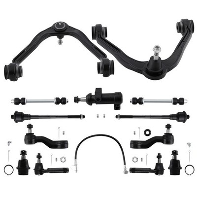 13pcs Front Upper Control Arms Tie Rods Idler Arm Kit For Chevy Silverado 1500
