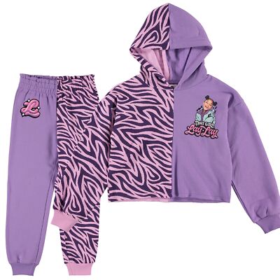 Nickelodeon Girls That Girl Lay Lay Pullover Hoodie and Jogger Sweatpants...