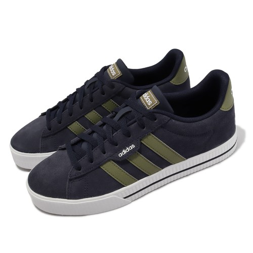 

adidas Daily 3.0 Navy Olive Green Cloud White Мужская повседневная обувь LifeStyle GW1917, Multi-coloured, Daily 3.0