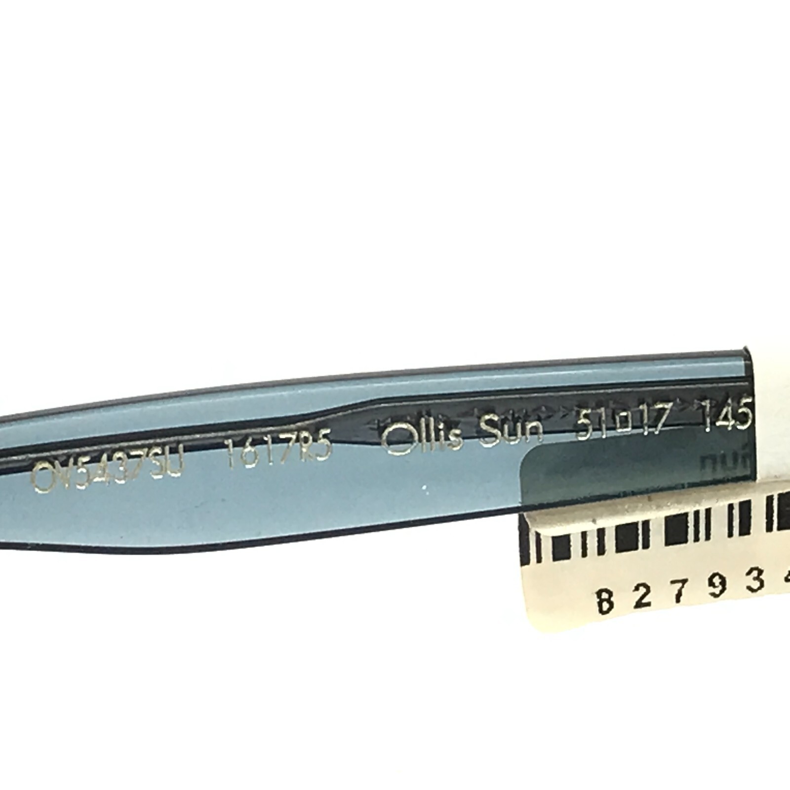 Pre-owned Oliver Peoples Sunglasses Ov5437su 1617r5 Ollis Sun Clear Blue Frames Gray Lens