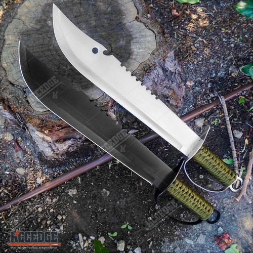 19.5" FULL TANG MACHETE FIXED BLADE EMERGENCY TACTICAL SURVIVAL CHOPPING SWORD