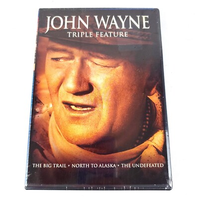John Wayne Triple Feature DVD Big Trail / North To Alaska / Undefeated, NEW