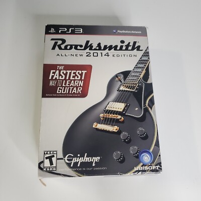 Rocksmith 2014 Sony PlayStation PS3 with Cable - Learn Guitar BRAND NEW & SEALED