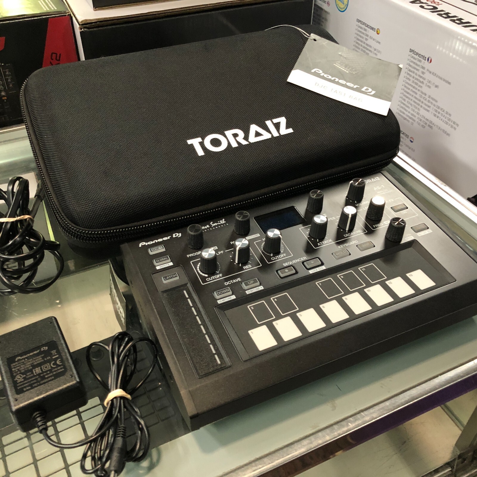Pioneer DJ Dave Smith/DSI Toraiz AS-1 Analog Synthesizer with EVA