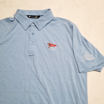 Travis Mathew LACC 123rd US Open Corona Premier Embroidered Golf Zinna Polo NWOT