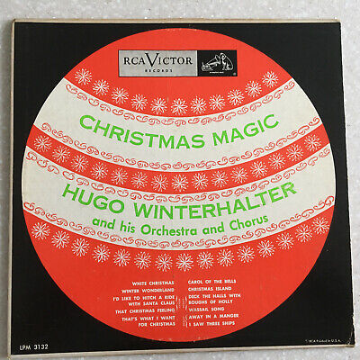 Holiday CHRISTMAS MAGIC Hugo Winterhalter RCA Victor 10'' 33 rpm Vinyl LP Record