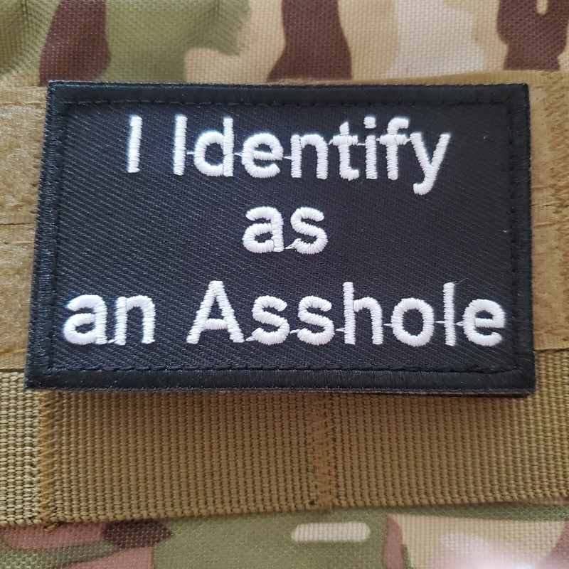 I IDENTIFY AS AN ASS TACTICAL MORALE PATCH HOOK AND