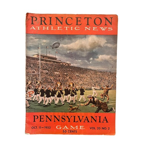 Oct. 11 1952 Princeton vs. Pennsylvania College Football Sport Program Fair-Good
