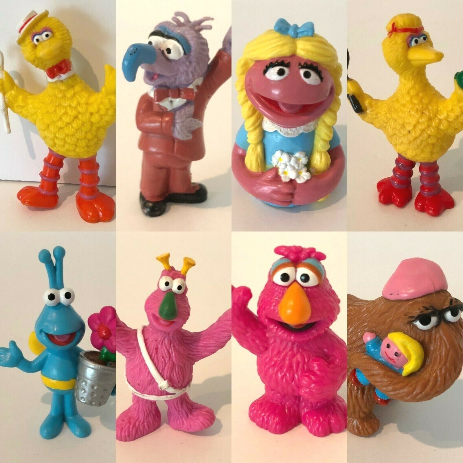 Sesame Street Choice of Figures Vintage Big Bird Betty Lou Gon...