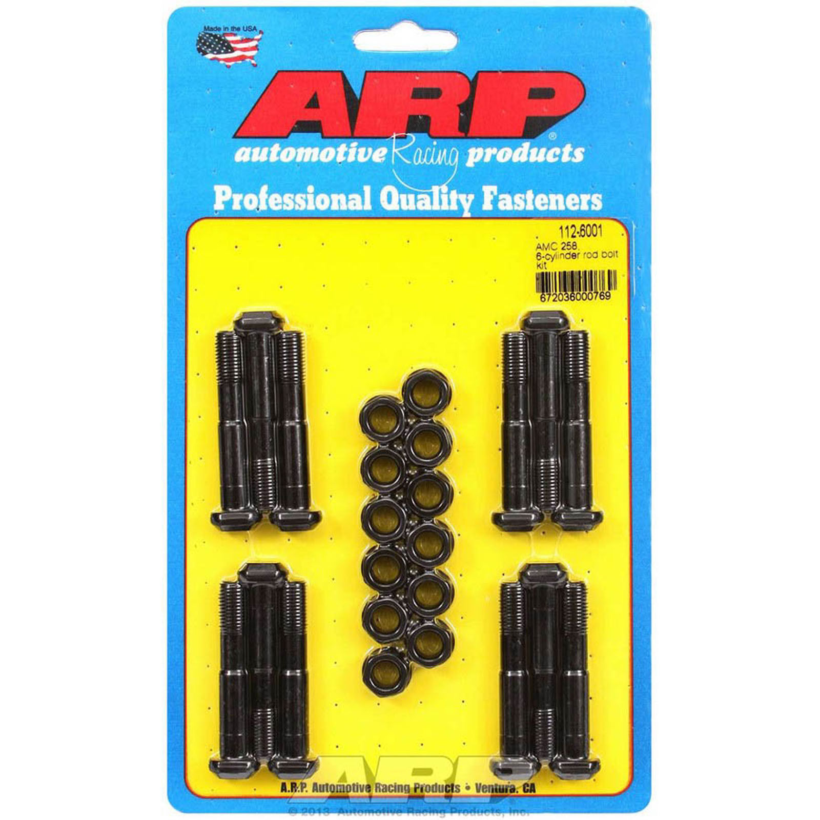 ARP AMC Rod Bolt Kit - Fits 258 ARP AMC Rod Bolt Kit - Fits 258