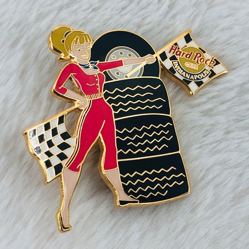 Hard Rock Cafe Pin - 1998 Indianapolis Pit Crew Girl Michelle