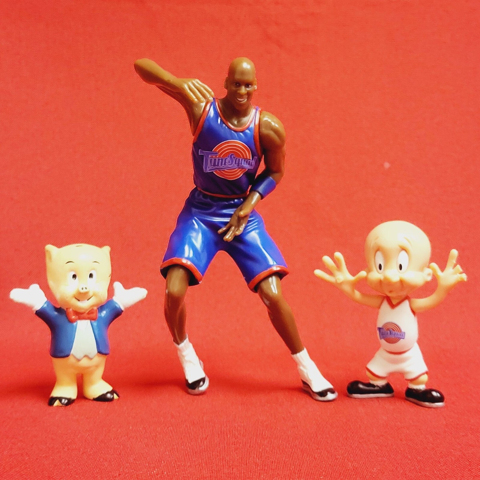 スペースジャム マイケル・ジョーダン エルマー・ファッド フィギュア Space Jam Michael Jordan Blue Uniform Elmer Fudd Porky Pig