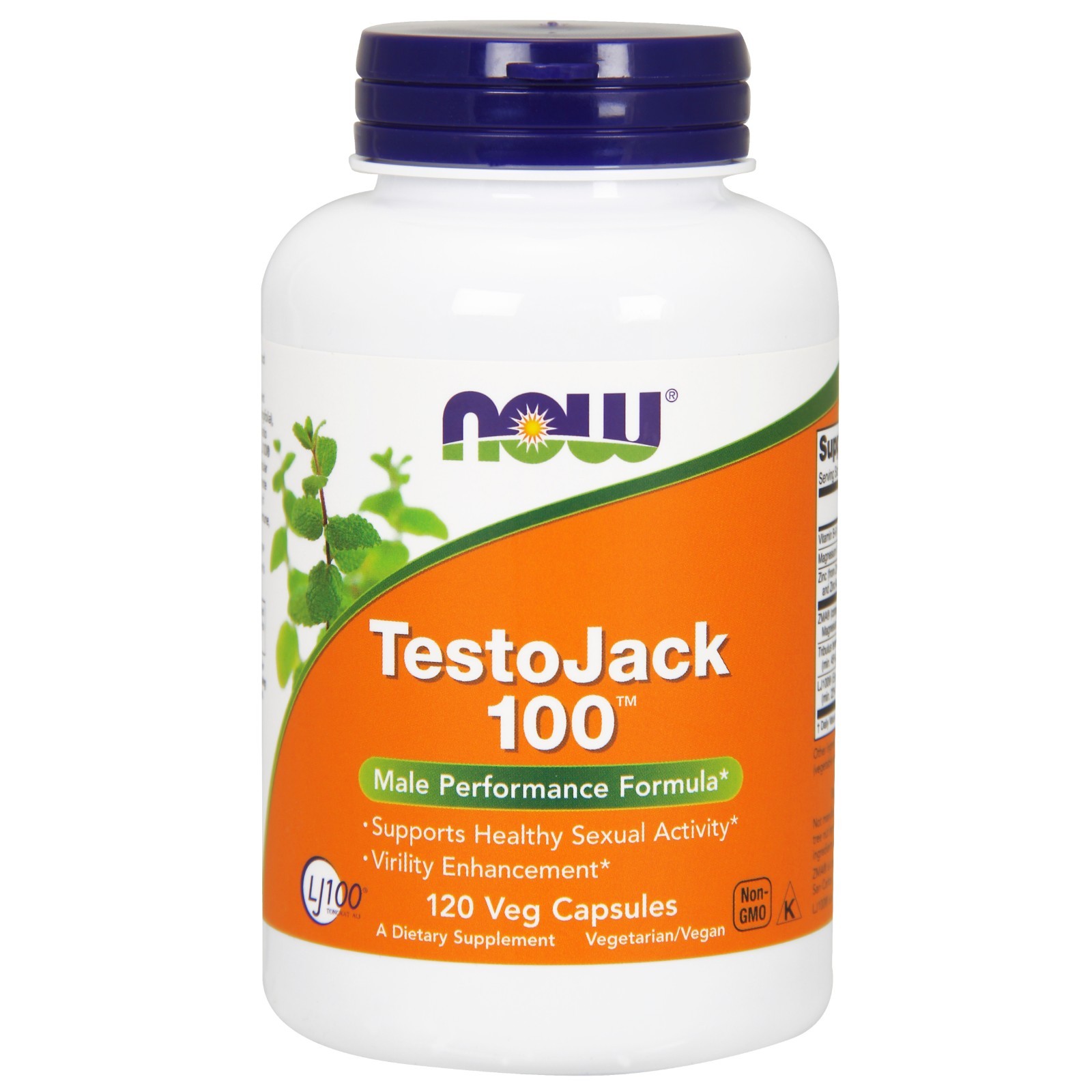 NOW Foods TestoJack 100, 120 растительных капсул