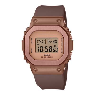 CASIO G-SHOCK GM-S5600BR-5 STEEL BEZEL COMPACT BROWN DIGITAL WATCH