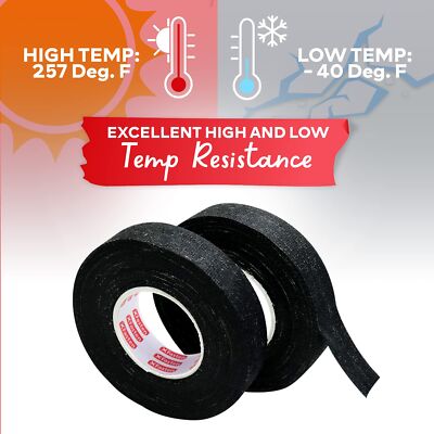 XFasten Wire Harness Tape, 3/4-Inch by 50-Foot (3-Pack)