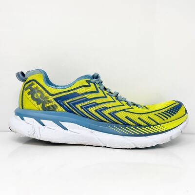 

Мужские кроссовки Hoka One One Clifton 4 1016723 SSMD Желтые кроссовки Размер 8,5, Желтый, Clifton 4