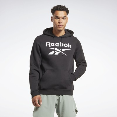 

Мужская толстовка с капюшоном Reebok Identity из флиса с логотипом
