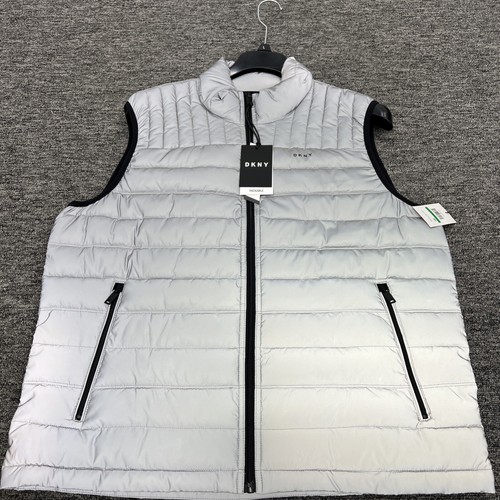 DKNY ダウンベストシルバー　silver 00s 004vestwm_1.jpg