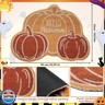 Tinideya Hello Autumn Welcome Doormat Outdoor Pumpkin Fall Coir Door Mat Three Pumpkin Outdoor Indoor Entrance Door Mat Non Slip Rubber Backing for Holiday Front Porch Entryway Decor