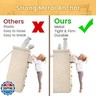Booda Brand Furniture Anchors (10 Pack) for Baby Proofing, Furniture Straps Anti Tip Furniture Anchor Securing 400 lbs/Keep Baby Pet Safety from Falling Furniture, Metal White Earthquake Straps