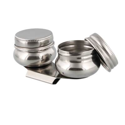 US Art Supply Large Mouth Double Dipper Pallet Cup w/ Clip Painting