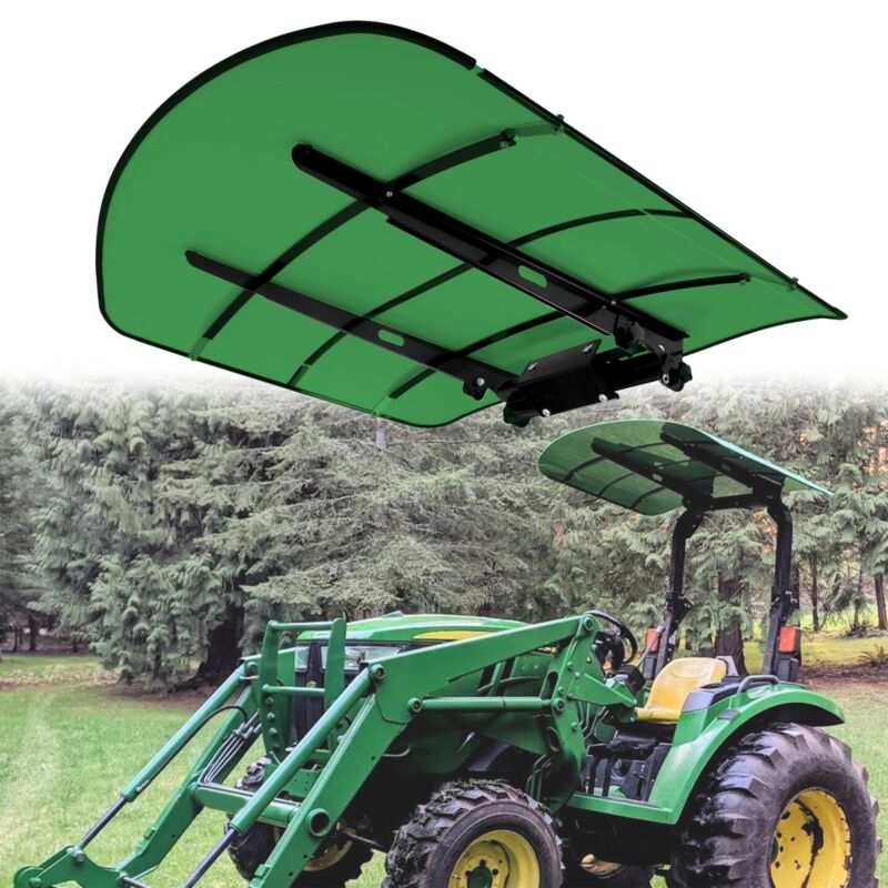 Tuff Top Tractor Canopy 52" X 52" For John Deere  2" x 2" or 2" x 3" ROPS  Green