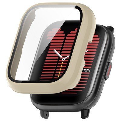 Tempered Glass+Protective Case For Amazfit Active Smart Watch Bumper Full Cover