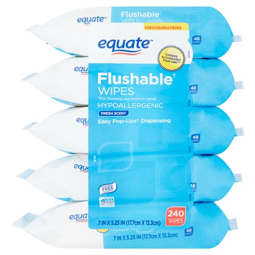 flushable baby wipes