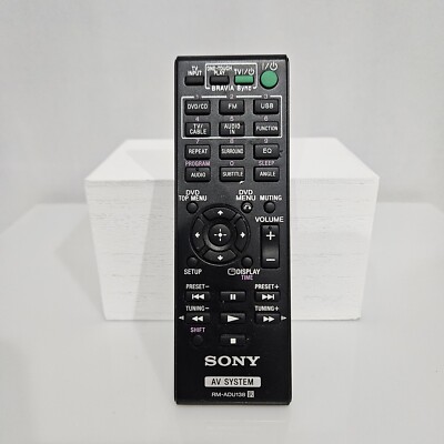 ORIGINAL SONY RM-ADU138 AV SYSTEM REMOTE DAV-TZ140 DAVTZ140 HBD-TZ140 HBDTZ140