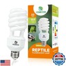 REPTI HOME UVA UVB Reptile Light 23W 10.0,Desert Terrarium Compact Fluorescent Lamp,UVB Reptile Light Bulb for Bearded Dragon, Lizard,Spider, Snake, Gecko