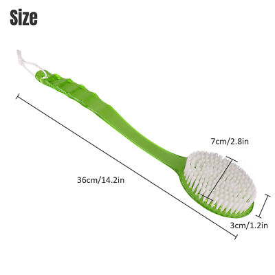 Long Handle Bath Body Brush Soft Back Shower Exfoliating Skin Scrubber Massager