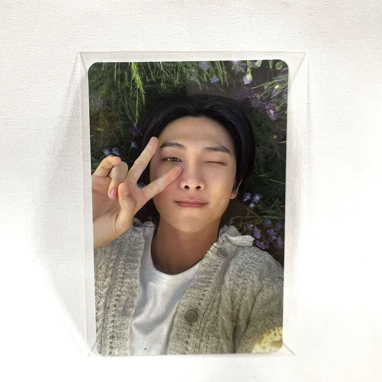 BTS RM FC 継続トレカ 公式 更新 RM ナムジュン ホログラム入り RM BTS ナムジュン FC 継続トレカ トレカ 公式 更新 ホログラム入り