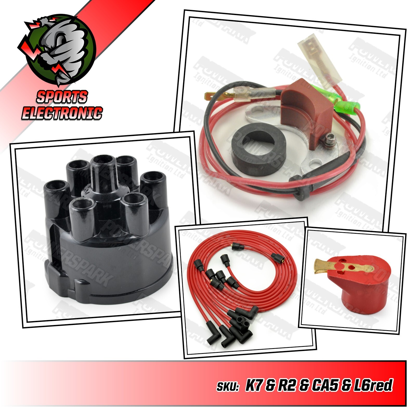 Jaguar XJ6 S1 and S2 45D6 Electronic Ignition Cap Rotor Arm