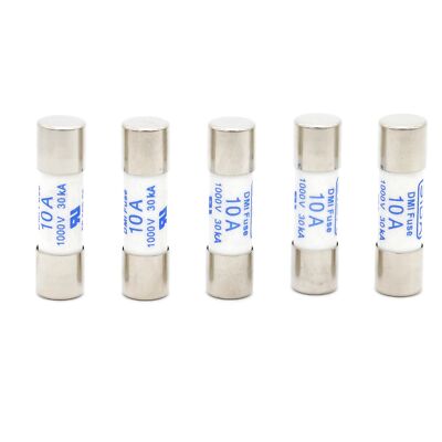 5 Pcs Digital Multimeter Ceramic Fuse 10A 30KA 1000V Fast Acting 10X38Mm