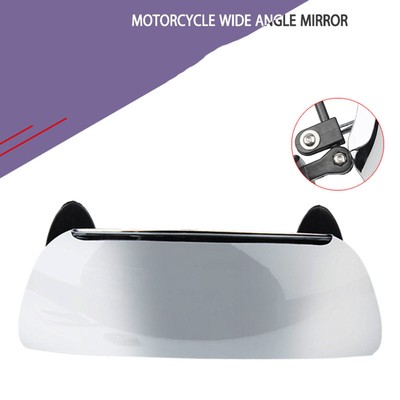 Wide-Angle Mirror 180° Full Viewing Angle Rearview Mirror for Motorcycle