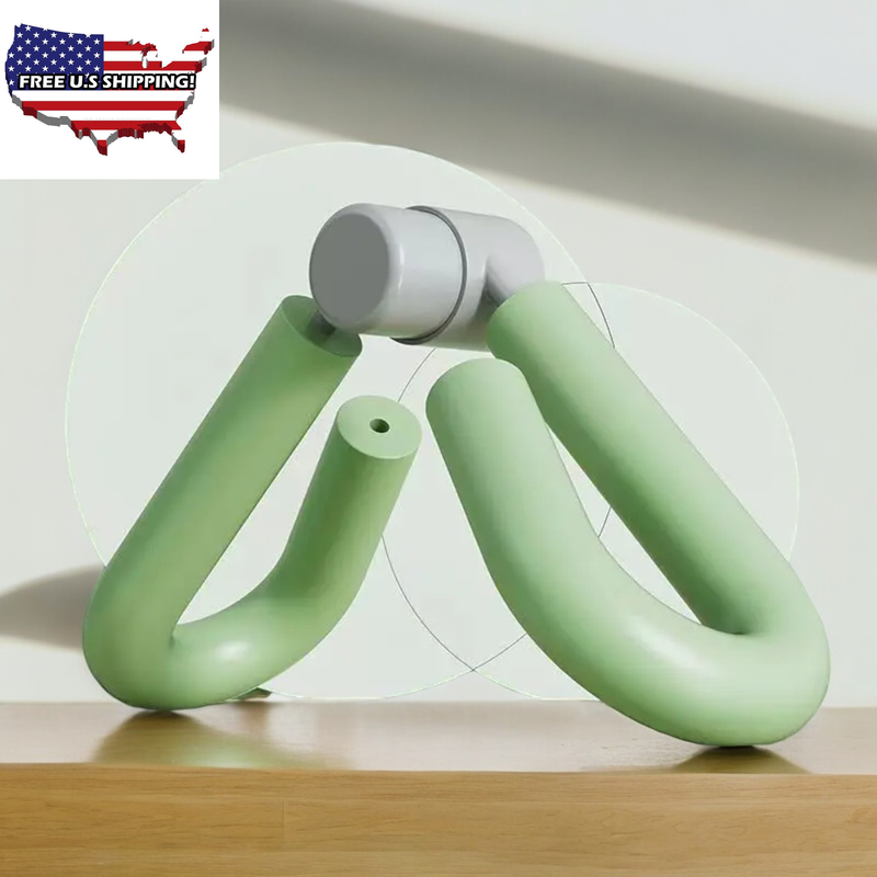 GREEN Leg-Length Magic Device for Thigh and Leg Beauty, Home Hip Lifting Fitness Yoga Equipment, Leg Clip Pelvic Floor Muscle Trainer