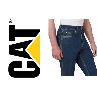 Caterpillar Men s Work Jean Stretch Denim Reinforced Seams