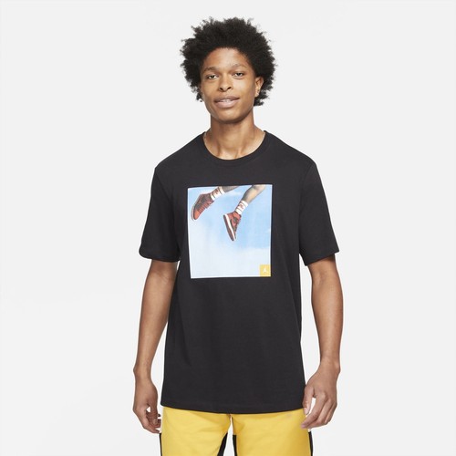 

[DA9894-010] Мужская футболка Air Jordan Jumpman с фото, Черный